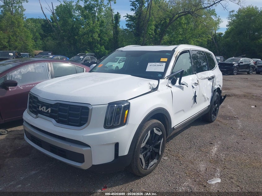 2024 Kia Telluride VIN 5XYP64GC5RG555621 IAAI salvage auction — LEFT SIDE, Salvage (Ohio), sold $10,550 on 2026-07-07 (photo 2)