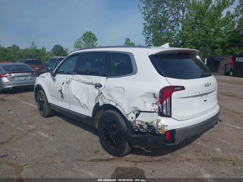 2024 Kia Telluride VIN 5XYP64GC5RG555621 IAAI salvage auction — LEFT SIDE, Salvage (Ohio), sold $10,550 on 2026-07-07 (photo 3)