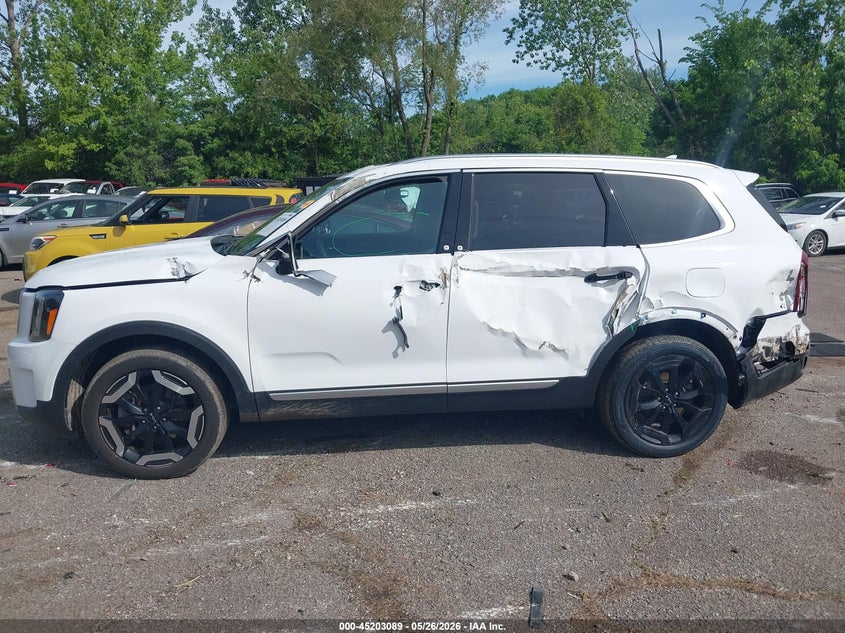 2024 Kia Telluride VIN 5XYP64GC5RG555621 IAAI salvage auction — LEFT SIDE, Salvage (Ohio), sold $10,550 on 2026-07-07 (photo 6)