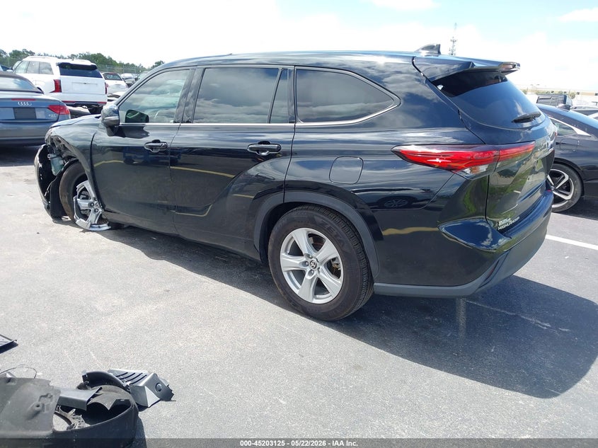 2020 Toyota Highlander VIN 5TDZZRAH5LS012443 IAAI salvage auction — Unknown, Certificate Of Destruction (Florida), sold $11,800 on 2026-06-24 (photo 3)