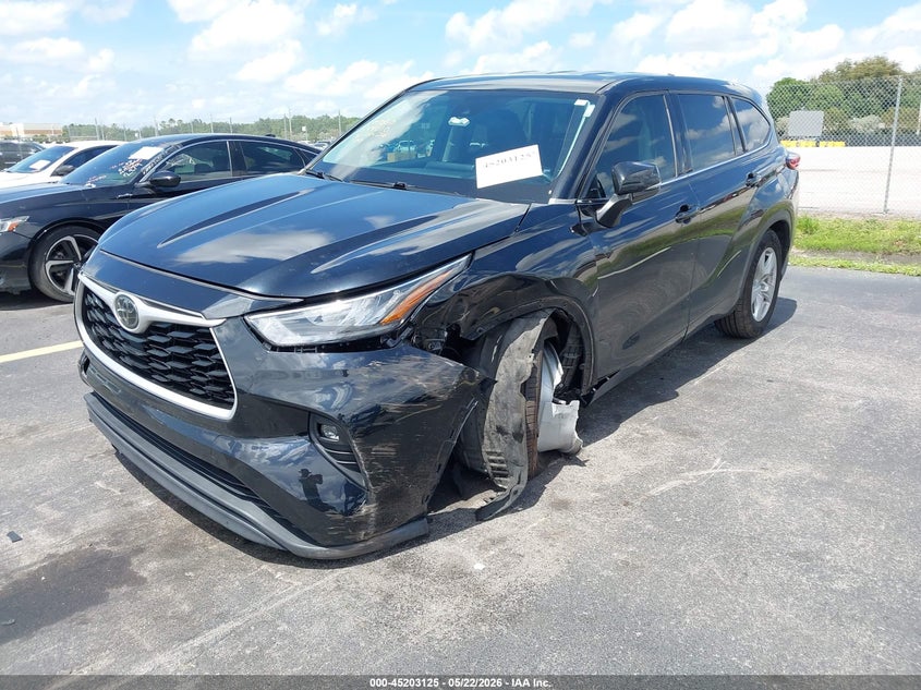 2020 Toyota Highlander VIN 5TDZZRAH5LS012443 IAAI salvage auction — Unknown, Certificate Of Destruction (Florida), sold $11,800 on 2026-06-24 (photo 6)