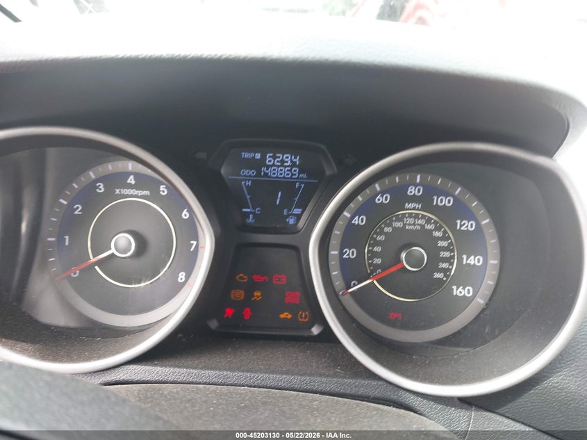 2011 Hyundai Elantra VIN KMHDH4AE8BU091120 IAAI salvage auction — FRONT END, Bill Of Sale (Georgia), sold $250 on 2026-07-28 (photo 7)