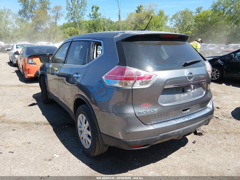 2015 Nissan Rogue VIN KNMAT2MT0FP590891 IAAI salvage auction — LEFT FRONT, Salvage Title, sold $400 on 2026-07-21 (photo 3)