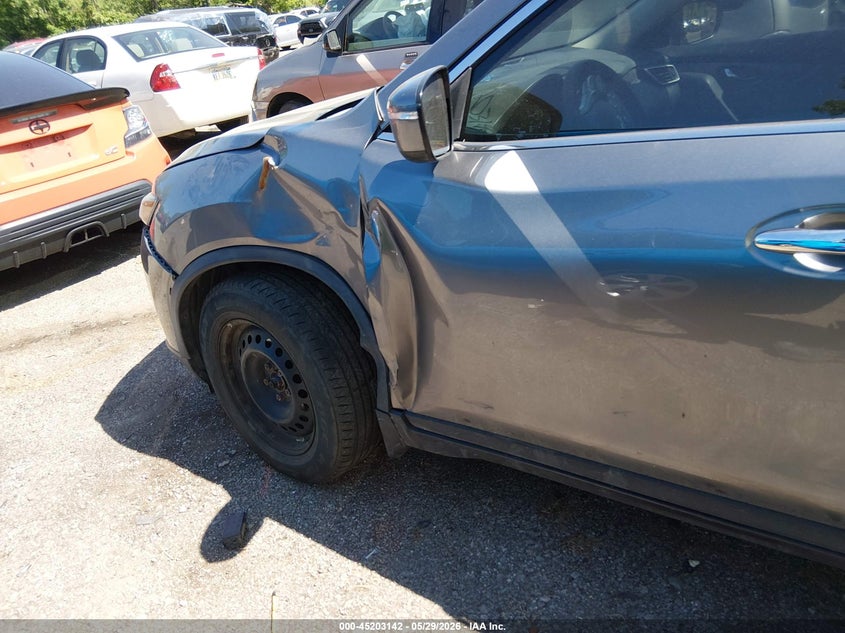 2015 Nissan Rogue VIN KNMAT2MT0FP590891 IAAI salvage auction — LEFT FRONT, Salvage Title, sold $400 on 2026-07-21 (photo 6)