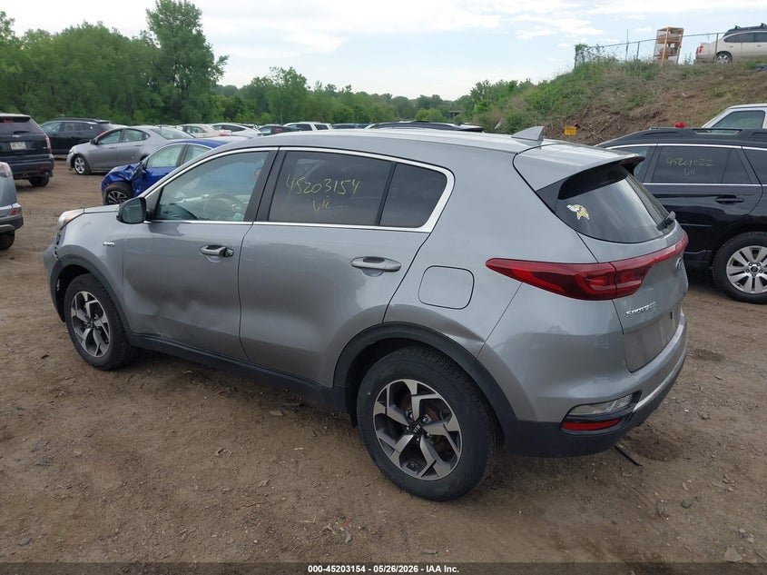 2022 Kia Sportage VIN KNDPMCAC5N7980711 IAAI salvage auction — FRONT END, Salvage (Minnesota), sold $4,000 on 2026-07-22 (photo 3)