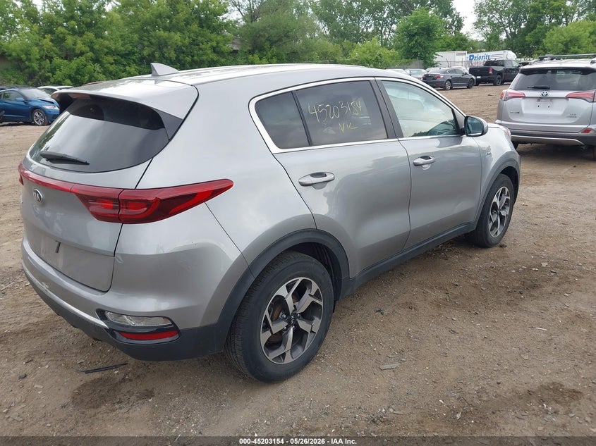 2022 Kia Sportage VIN KNDPMCAC5N7980711 IAAI salvage auction — FRONT END, Salvage (Minnesota), sold $4,000 on 2026-07-22 (photo 4)