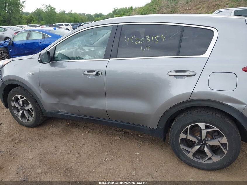 2022 Kia Sportage VIN KNDPMCAC5N7980711 IAAI salvage auction — FRONT END, Salvage (Minnesota), sold $4,000 on 2026-07-22 (photo 6)