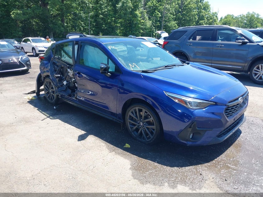 2024 Subaru Impreza VIN JF1GUHJC5R8307713 IAAI salvage auction — RIGHT SIDE, Salvage Title, sold $5,225 on 2026-07-15 (photo 1)