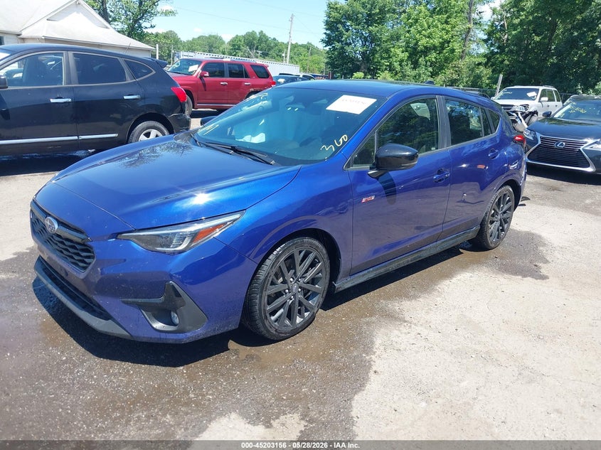 2024 Subaru Impreza VIN JF1GUHJC5R8307713 IAAI salvage auction — RIGHT SIDE, Salvage Title, sold $5,225 on 2026-07-15 (photo 2)