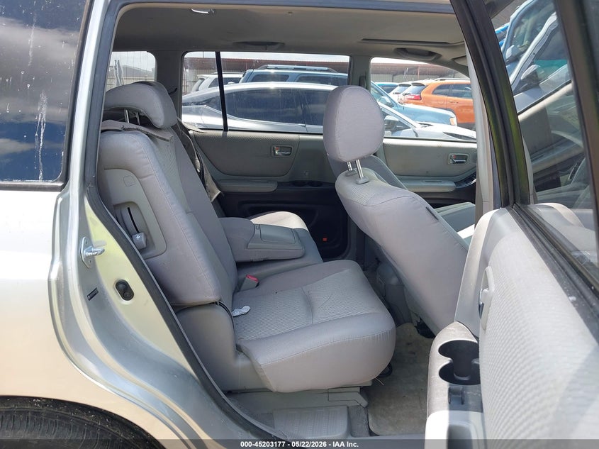 2007 Toyota Highlander VIN JTEDP21AX70139722 IAAI salvage auction — NORMAL WEAR, Original (Texas), sold $1,200 on 2026-07-21 (photo 8)