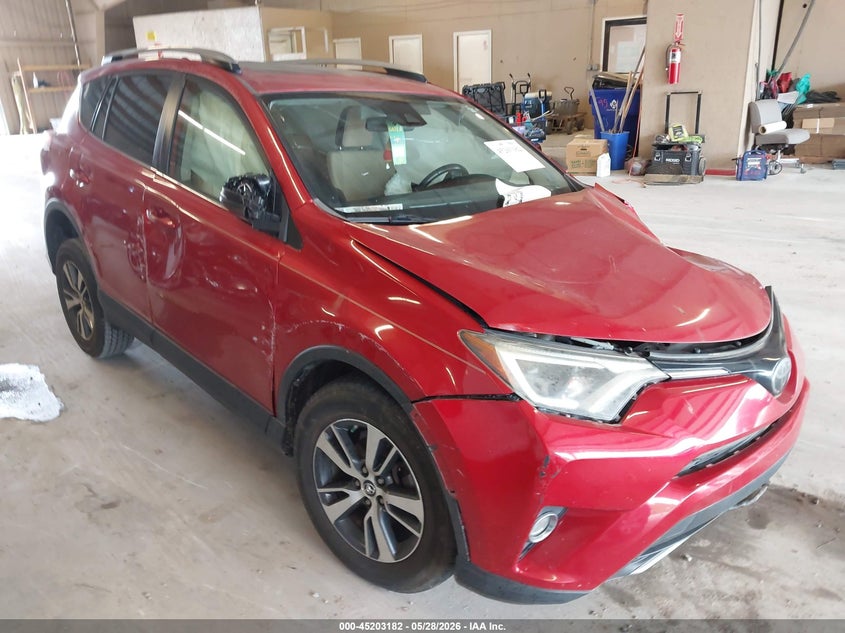 2017 Toyota Rav 4 VIN JTMWFREV3HJ107924 IAAI salvage auction — LEFT FRONT, Salvage Title, sold $2,150 on 2026-07-20 (photo 1)