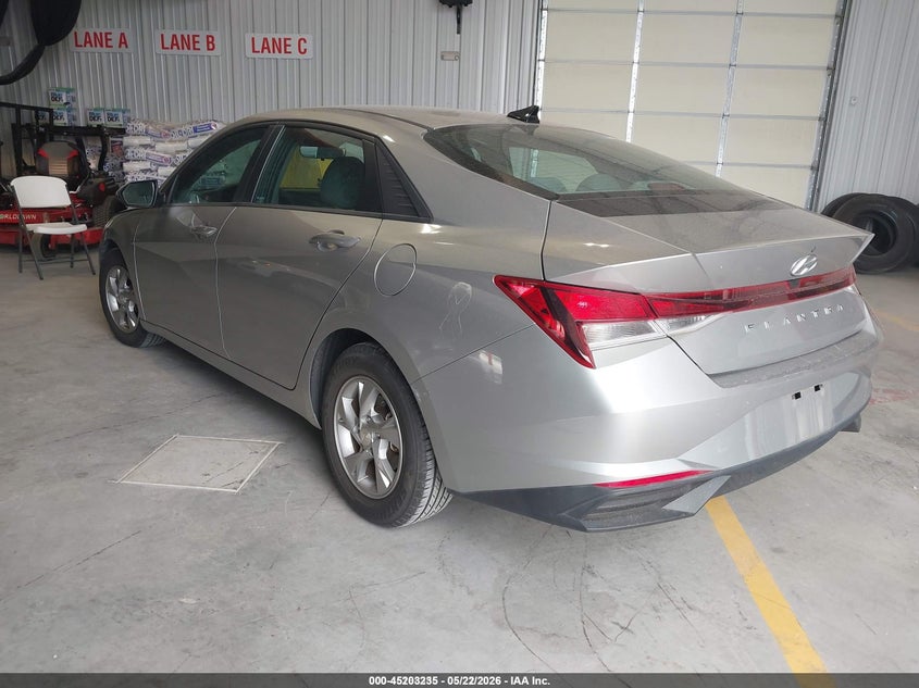 2021 Hyundai Elantra VIN 5NPLL4AG5MH047248 IAAI salvage auction — NORMAL WEAR, Sf97 (Texas), sold $11,275 on 2026-07-07 (photo 3)