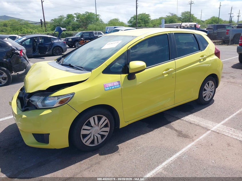 2016 Honda Fit VIN JHMGK5H58GX029882 IAAI salvage auction — FRONT END, Salvage Title, sold $350 on 2026-07-21 (photo 2)