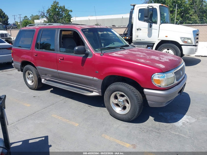 1997 Mercury Mountaineer VIN 4M2DU52P9VUJ02971 IAAI salvage auction — NORMAL WEAR, Clear - Dealer Only (California), sold $375 on 2026-07-06 (photo 1)