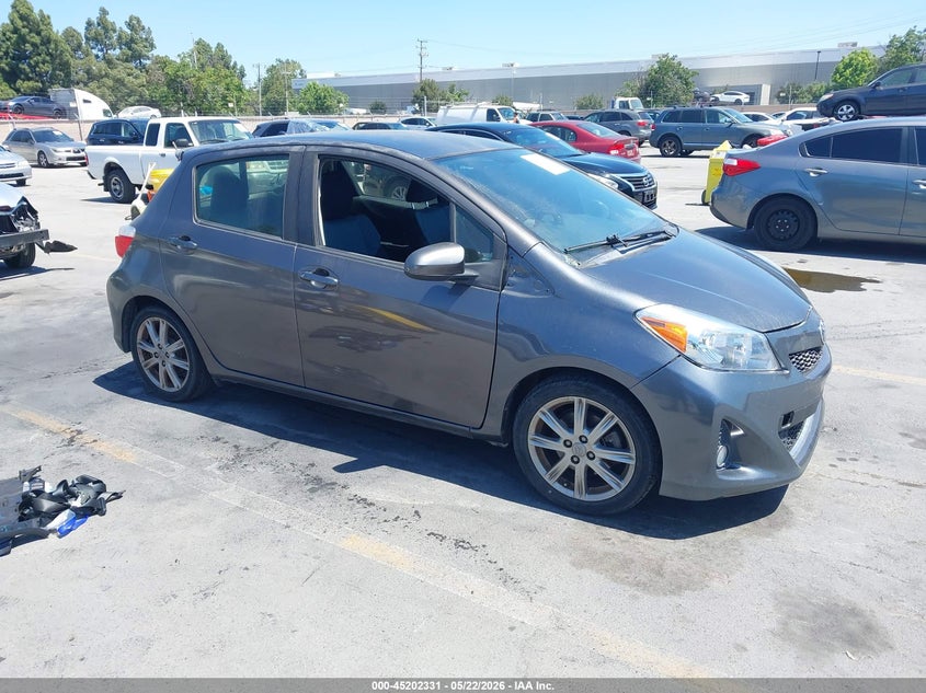 2012 Toyota Yaris VIN JTDKTUD34CD531310 IAAI salvage auction — NORMAL WEAR, Clear - Dealer Only (California), sold $2,400 on 2026-07-06 (photo 1)