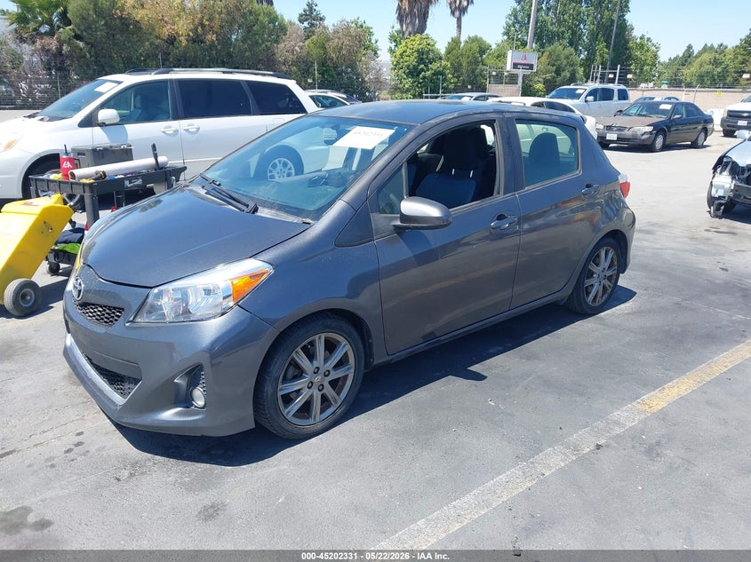 2012 Toyota Yaris VIN JTDKTUD34CD531310 IAAI salvage auction — NORMAL WEAR, Clear - Dealer Only (California), sold $2,400 on 2026-07-06 (photo 2)