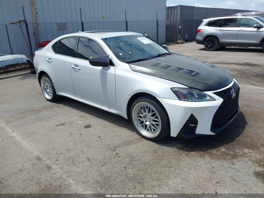 2008 Lexus Is 250 VIN JTHCK262682027181 IAAI salvage auction — REAR END, Salvage (California), sold $1,800 on 2026-07-20 (photo 1)