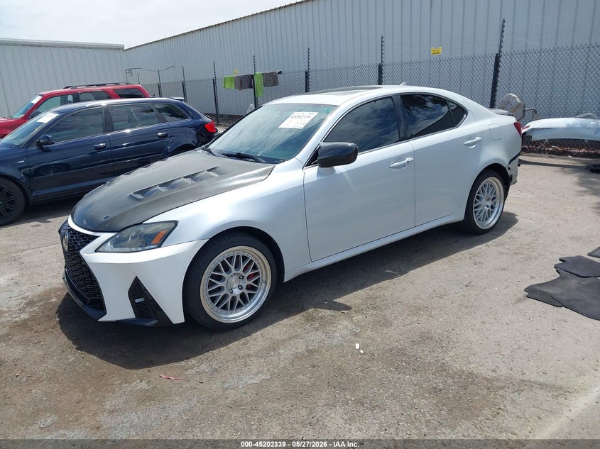 2008 Lexus Is 250 VIN JTHCK262682027181 IAAI salvage auction — REAR END, Salvage (California), sold $1,800 on 2026-07-20 (photo 2)