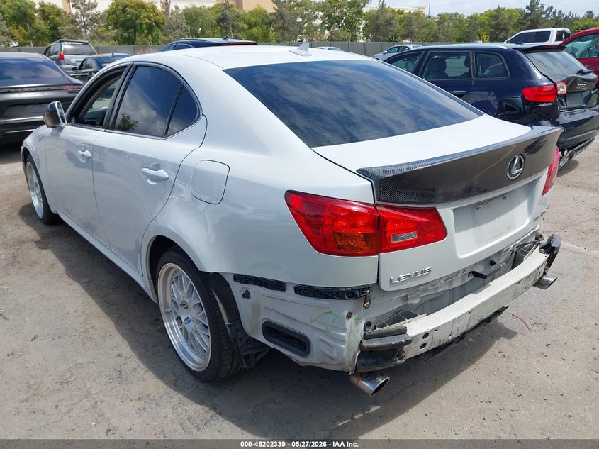 2008 Lexus Is 250 VIN JTHCK262682027181 IAAI salvage auction — REAR END, Salvage (California), sold $1,800 on 2026-07-20 (photo 6)