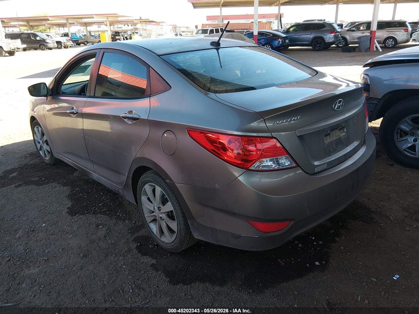 2014 Hyundai Accent VIN KMHCU4AE4EU765601 IAAI salvage auction — RIGHT SIDE, Salvage (Arizona), sold $775 on 2026-07-28 (photo 3)