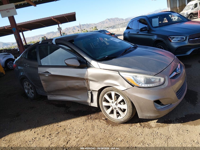 2014 Hyundai Accent VIN KMHCU4AE4EU765601 IAAI salvage auction — RIGHT SIDE, Salvage (Arizona), sold $775 on 2026-07-28 (photo 6)