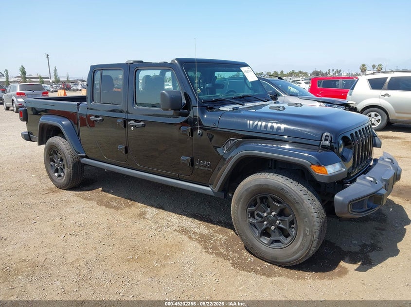 2021 Jeep Gladiator VIN 1C6HJTAGXML527648 IAAI salvage auction — ROOF, Clear (Arizona), sold $13,600 on 2026-07-29 (photo 1)