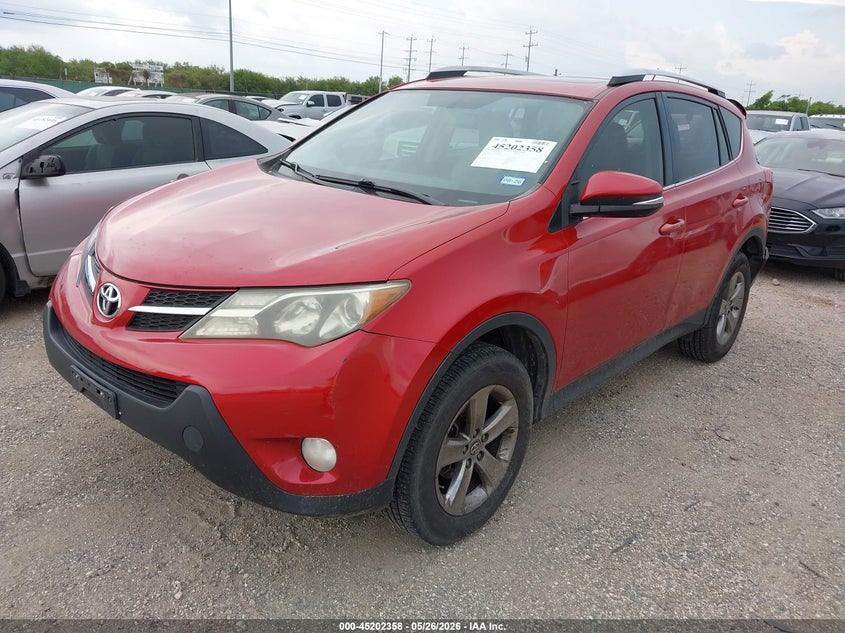 2015 Toyota Rav 4 VIN JTMWFREVXFJ038565 IAAI salvage auction — REAR END, Original (Texas), sold $5,250 on 2026-07-13 (photo 2)