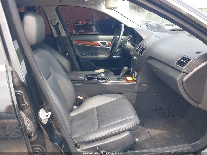 2011 Mercedes-benz C class VIN WDDGF5EB1BR158498 IAAI salvage auction — LEFT FRONT, Original (Texas), sold $400 on 2026-08-04 (photo 5)