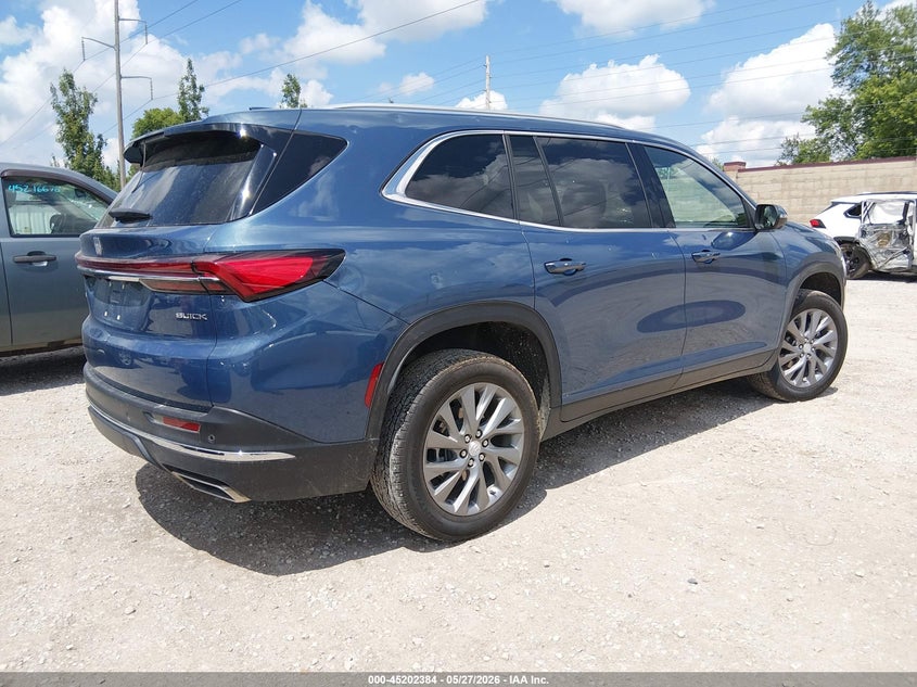 2025 Buick Enclave VIN 5GAEVARSXSJ284818 IAAI salvage auction — HAIL, Salvage Title, sold $18,550 on 2026-07-27 (photo 4)