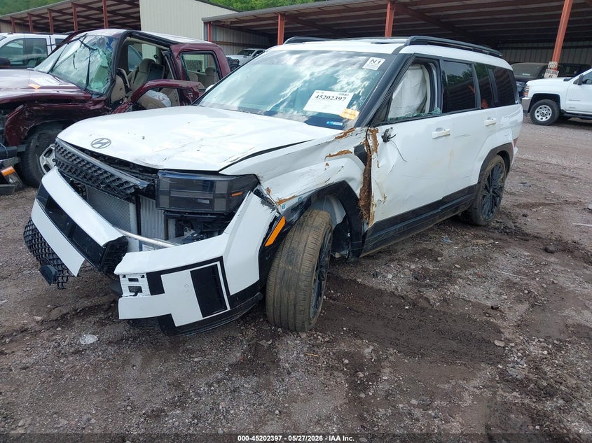 2025 Hyundai Santa fe VIN 5NMP54GLXSH110449 IAAI salvage auction — FRONT END, Clear (Colorado), sold $10,225 on 2026-07-29 (photo 2)