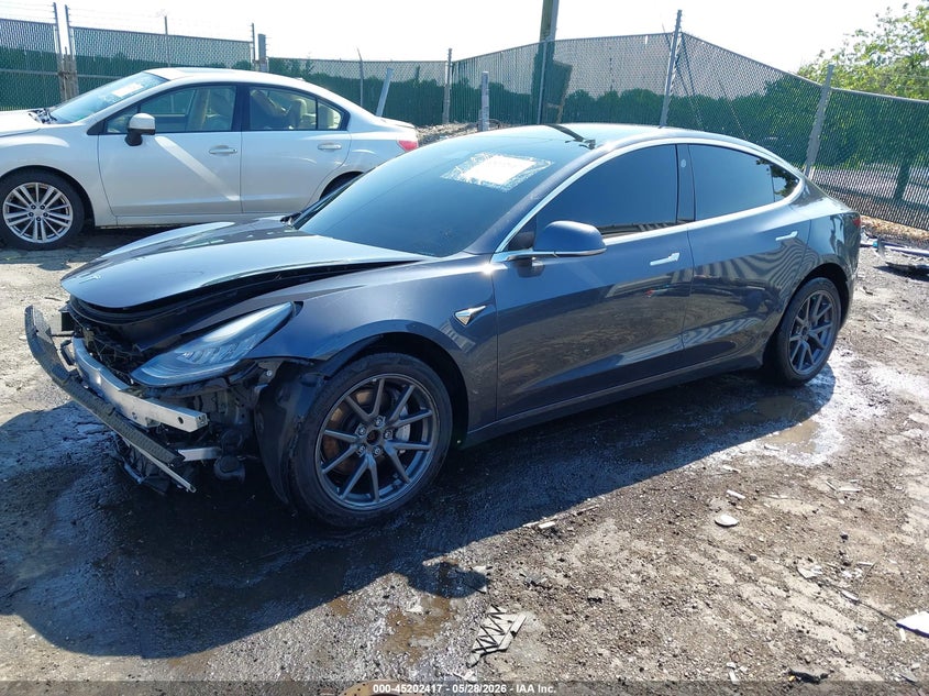 2019 Tesla Model 3 VIN 5YJ3E1EB8KF477326 IAAI salvage auction — FRONT END, Salvage Title, sold $4,300 on 2026-07-13 (photo 2)