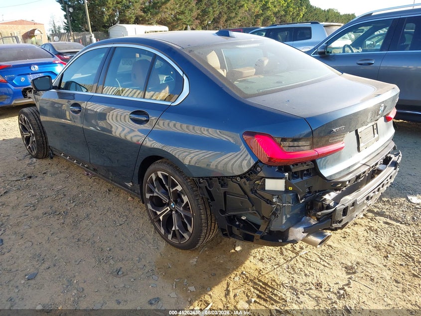 2025 BMW 3er VIN 3MW89CW00S8F00229 IAAI salvage auction — FRONT END, Salvage Title, sold $18,000 on 2026-08-24 (photo 3)