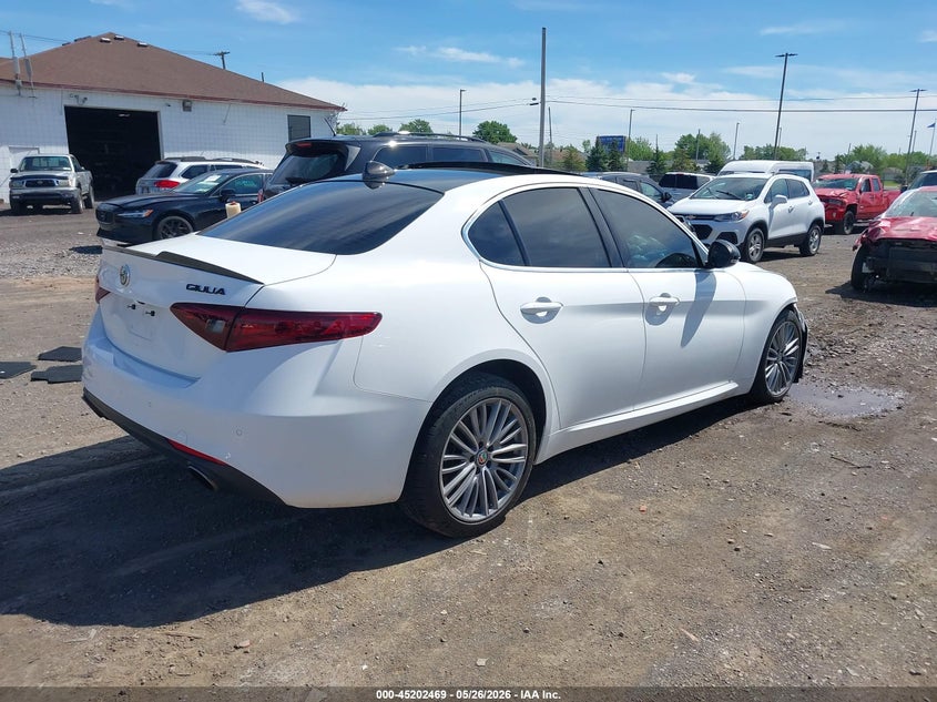 2020 Alfa romeo Giulia VIN ZARFANBN6L7638767 IAAI salvage auction — FRONT END, Salvage Title, sold $4,125 on 2026-07-08 (photo 4)