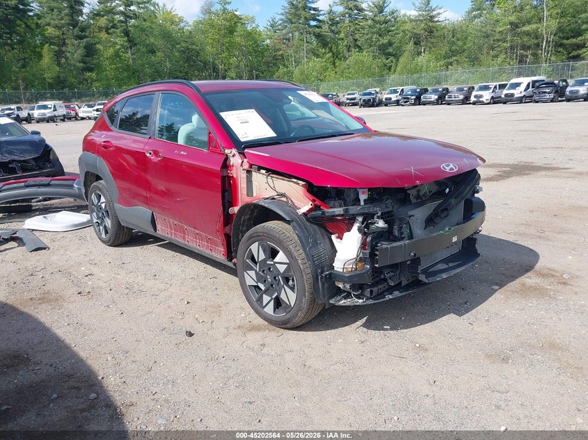 2025 Hyundai Kona VIN KM8HBCAB2SU228992 IAAI salvage auction — FRONT END, Salvage Title, sold $6,700 on 2026-07-10 (photo 1)