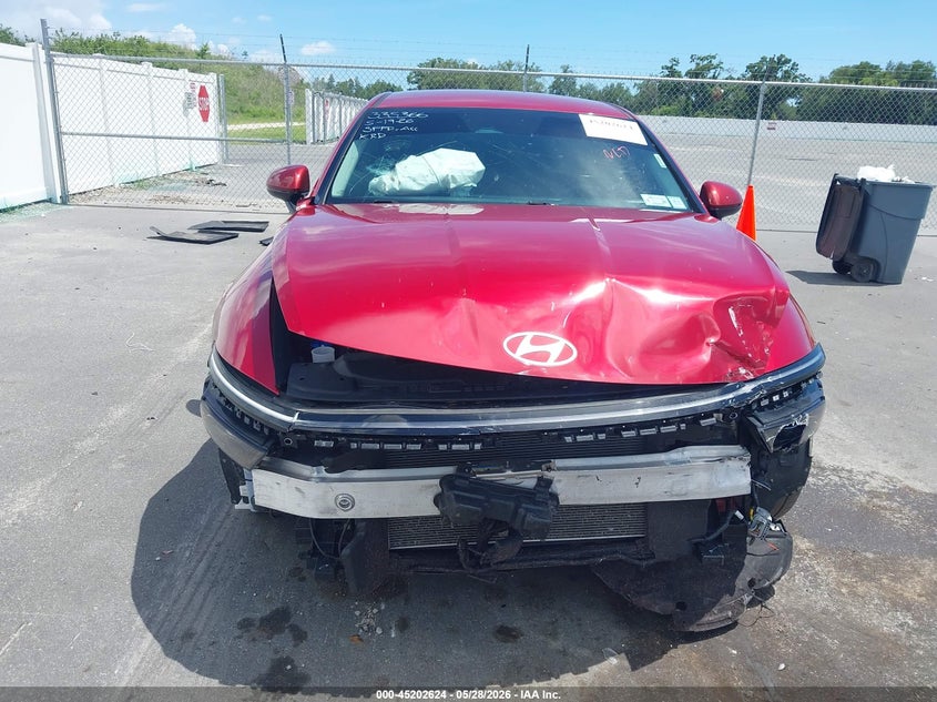 2024 Hyundai Sonata VIN KMHL64JA8RA370819 IAAI salvage auction — FRONT END, Salvage Title, sold $4,075 on 2026-07-13 (photo 6)