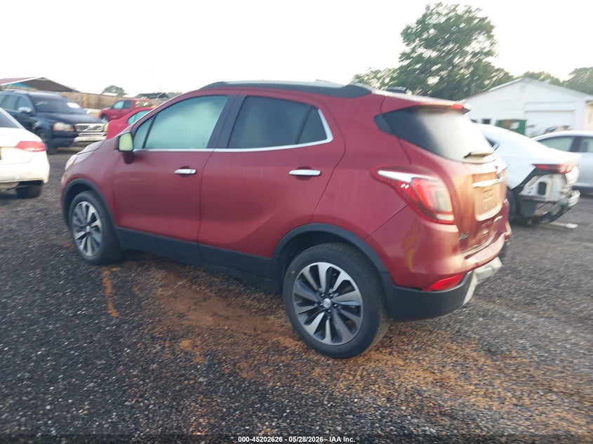 2021 Buick Encore VIN KL4CJASBXMB318629 IAAI salvage auction — REAR END, Salvage Title, sold $3,100 on 2026-07-16 (photo 3)
