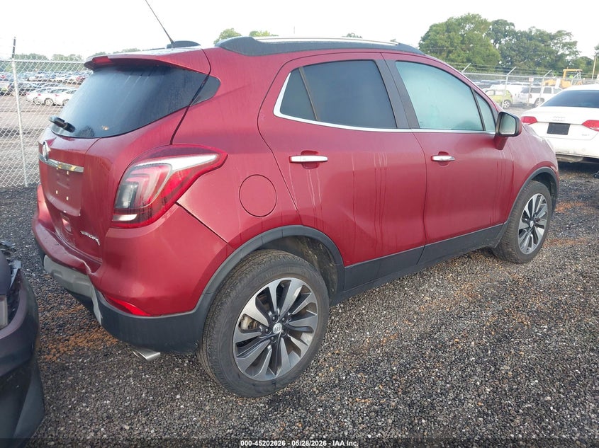 2021 Buick Encore VIN KL4CJASBXMB318629 IAAI salvage auction — REAR END, Salvage Title, sold $3,100 on 2026-07-16 (photo 4)
