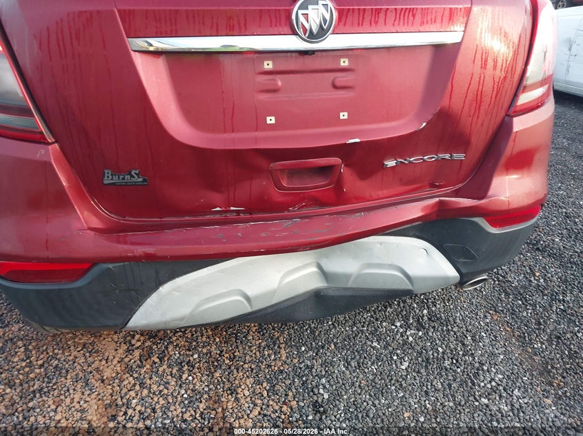 2021 Buick Encore VIN KL4CJASBXMB318629 IAAI salvage auction — REAR END, Salvage Title, sold $3,100 on 2026-07-16 (photo 6)