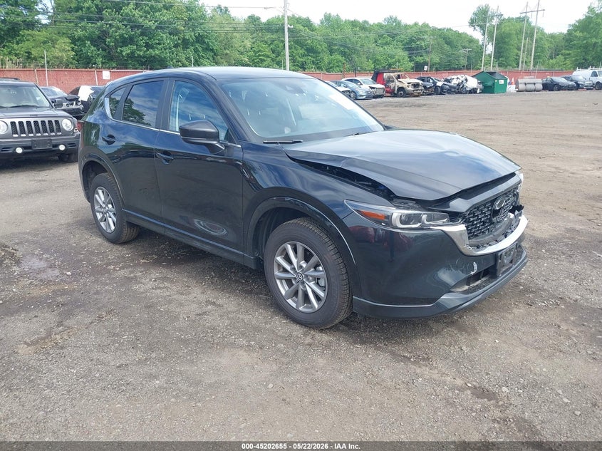 2025 Mazda Cx-5 VIN JM3KFBBL1S0754612 IAAI salvage auction — FRONT & REAR, Salvage (Idaho), sold $6,950 on 2026-07-19 (photo 1)