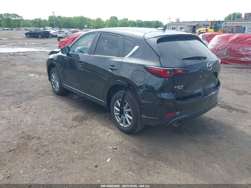 2025 Mazda Cx-5 VIN JM3KFBBL1S0754612 IAAI salvage auction — FRONT & REAR, Salvage (Idaho), sold $6,950 on 2026-07-19 (photo 3)