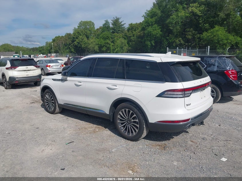 2022 Lincoln Aviator VIN 5LM5J7XC7NGL02677 IAAI salvage auction — FRONT END, Salvage (Virginia), sold $14,100 on 2026-07-31 (photo 3)