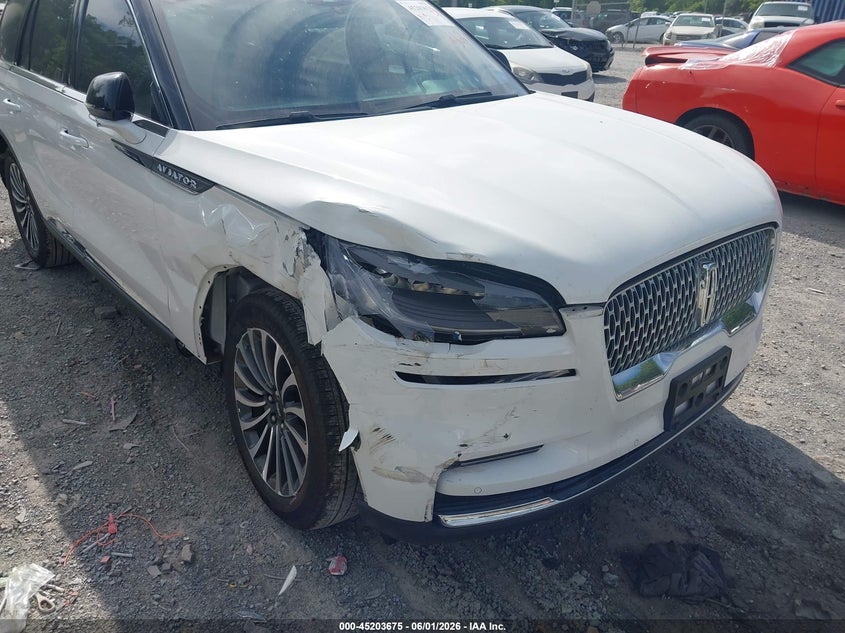 2022 Lincoln Aviator VIN 5LM5J7XC7NGL02677 IAAI salvage auction — FRONT END, Salvage (Virginia), sold $14,100 on 2026-07-31 (photo 6)