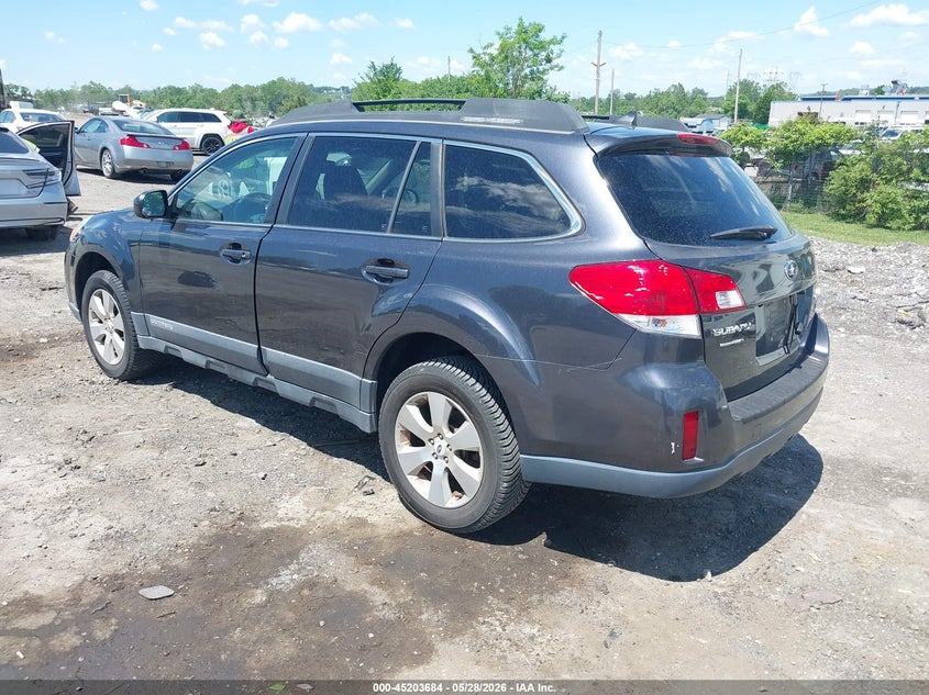 2012 Subaru Outback VIN 4S4BRDKC0C2211359 IAAI salvage auction — NORMAL WEAR, Salvage Title, sold $1,075 on 2026-07-21 (photo 3)