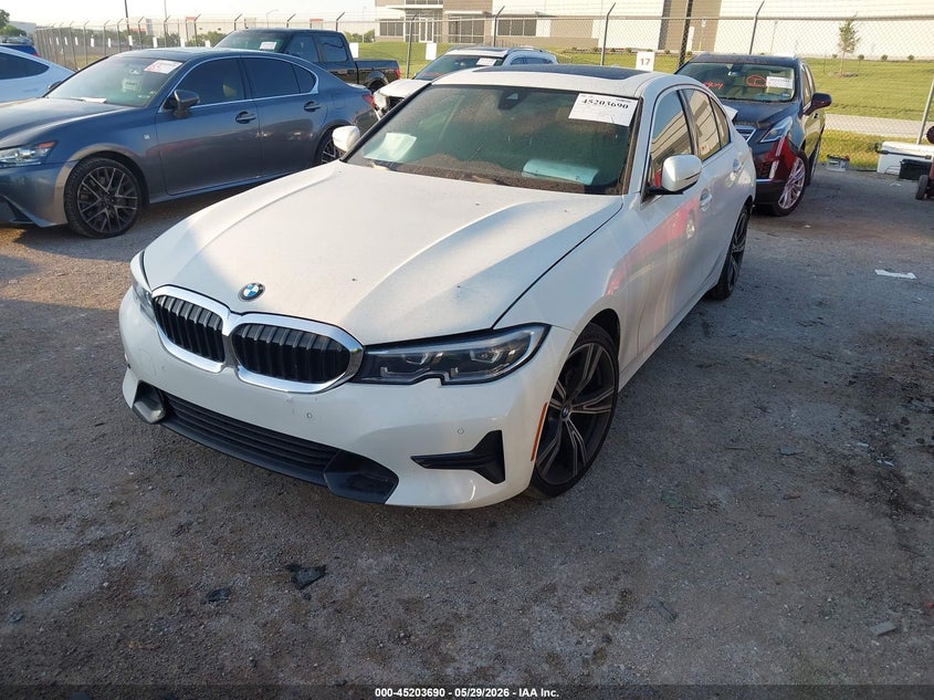 2021 BMW 3er VIN 3MW5R1J01M8B92215 IAAI salvage auction — REAR END, Original (Texas), sold $11,600 on 2026-07-28 (photo 2)