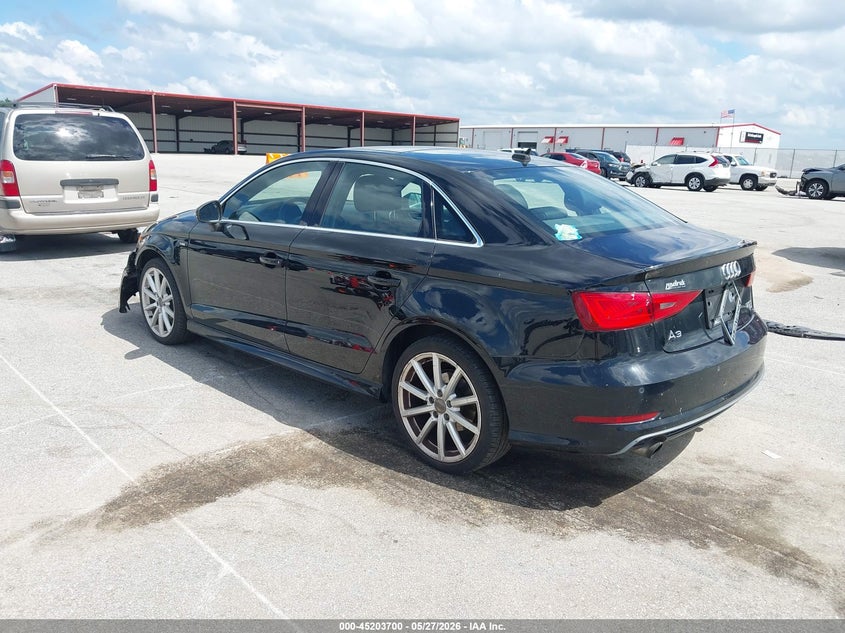 2015 Audi A3 VIN WAUKFGFF9F1007055 IAAI salvage auction — FRONT END, Salvage Title, sold $1,450 on 2026-07-20 (photo 3)