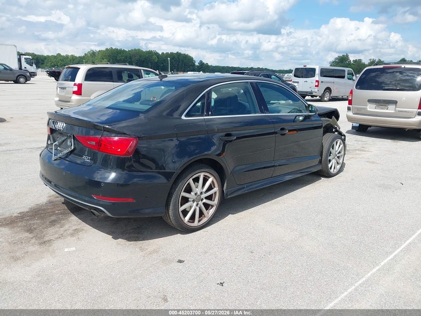2015 Audi A3 VIN WAUKFGFF9F1007055 IAAI salvage auction — FRONT END, Salvage Title, sold $1,450 on 2026-07-20 (photo 4)