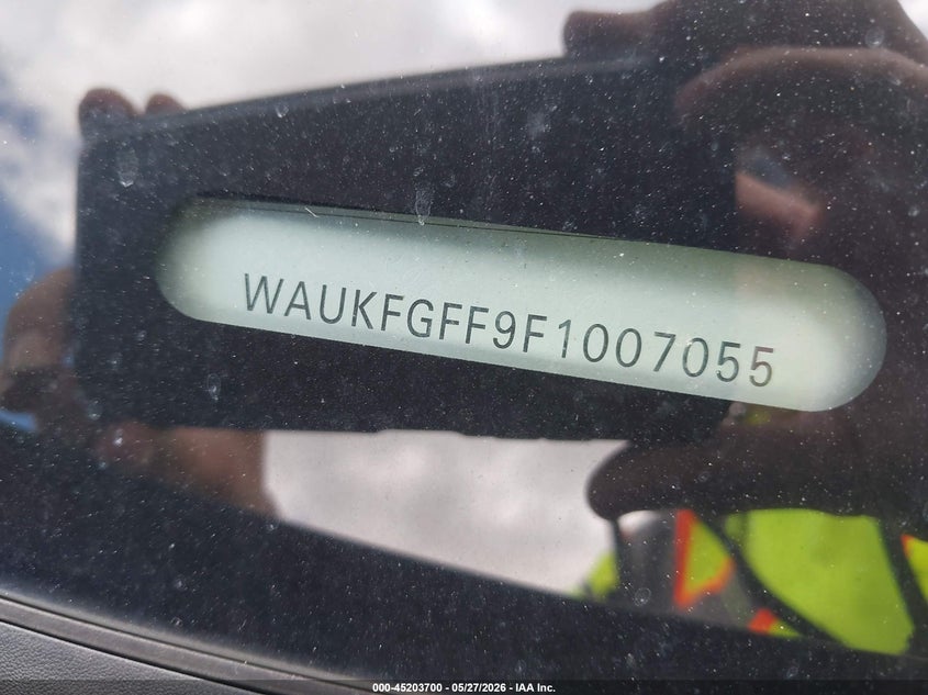 2015 Audi A3 VIN WAUKFGFF9F1007055 IAAI salvage auction — FRONT END, Salvage Title, sold $1,450 on 2026-07-20 (photo 9)