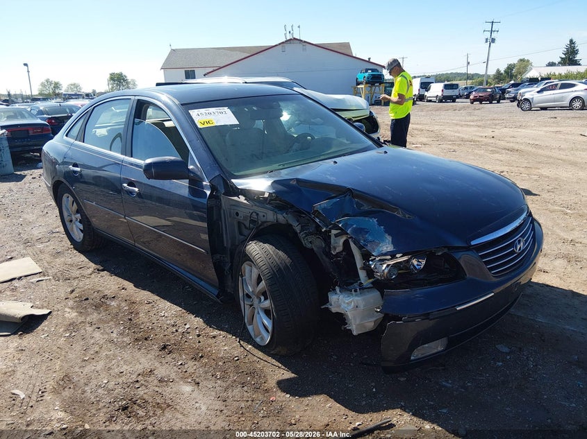 2006 Hyundai Azera VIN KMHFC46FX6A107382 IAAI salvage auction — RIGHT FRONT, Salvage (Pennsylvania), sold $550 on 2026-07-22 (photo 1)