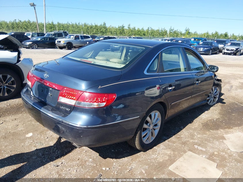 2006 Hyundai Azera VIN KMHFC46FX6A107382 IAAI salvage auction — RIGHT FRONT, Salvage (Pennsylvania), sold $550 on 2026-07-22 (photo 4)