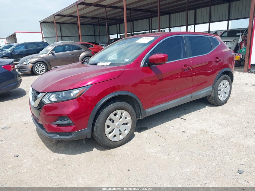 2020 Nissan Rogue VIN JN1BJ1CV1LW263167 IAAI salvage auction — REAR END, Salvage (Texas), sold $25 on 2026-07-28 (photo 2)